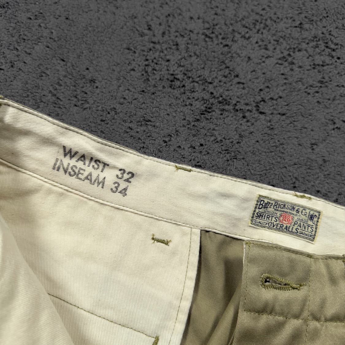 BUZZ RICKSON'S 버즈릭슨 밀리터리 치노 팬츠 상품이미지4
