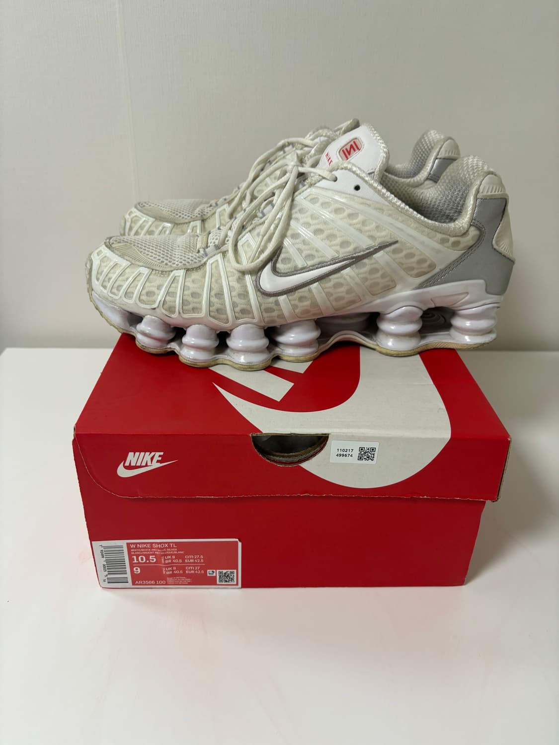 나이키 샥스 TL 화이트 상품이미지2