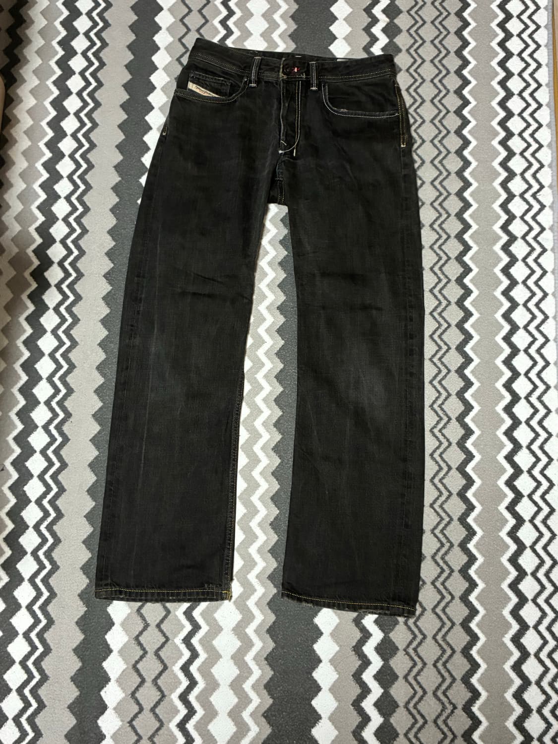 디젤 흑청 데님 (W30 / L30) 상품이미지2