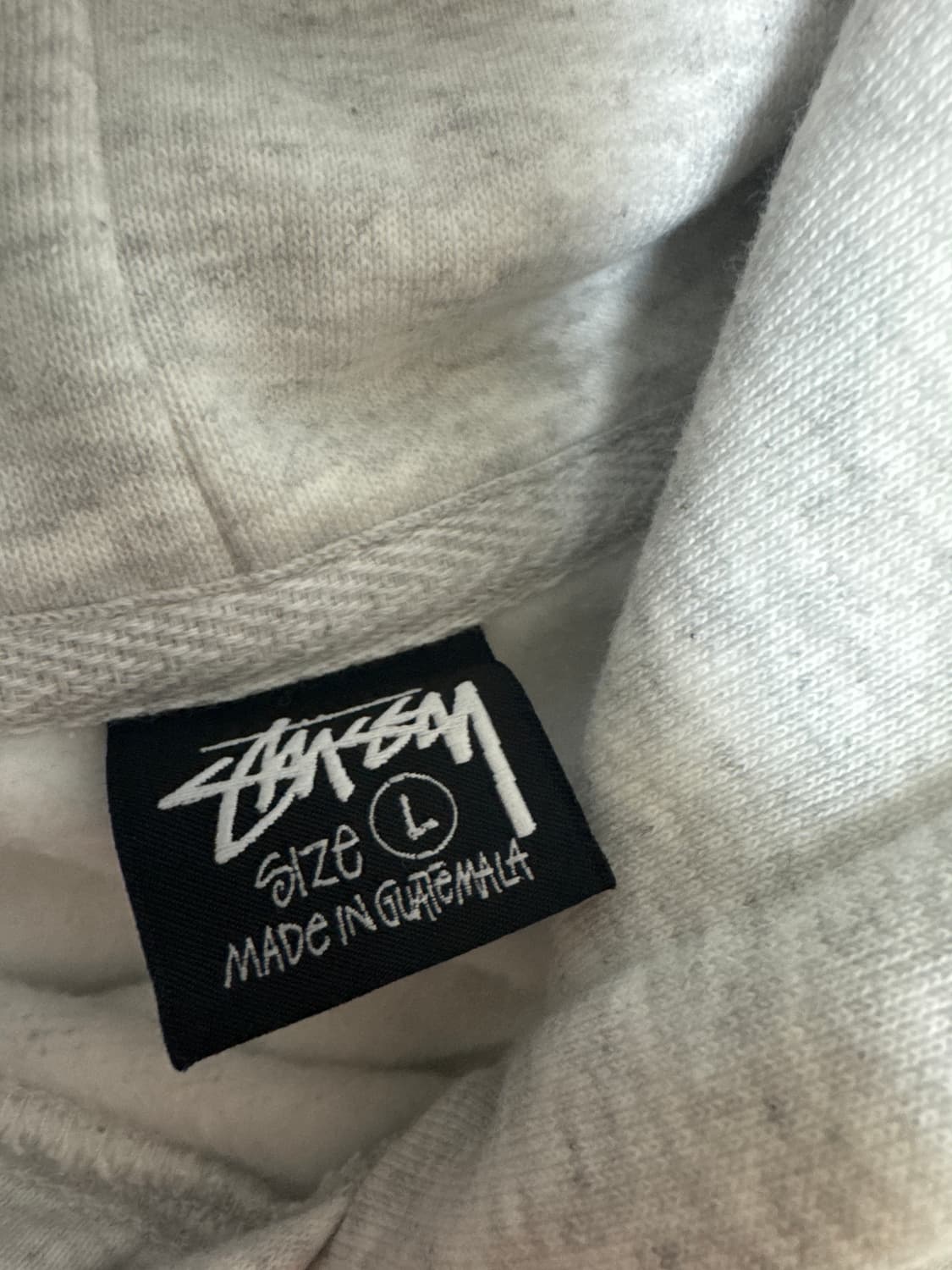 스투시  베이직 스투시 후드 애쉬 해더 상품이미지2