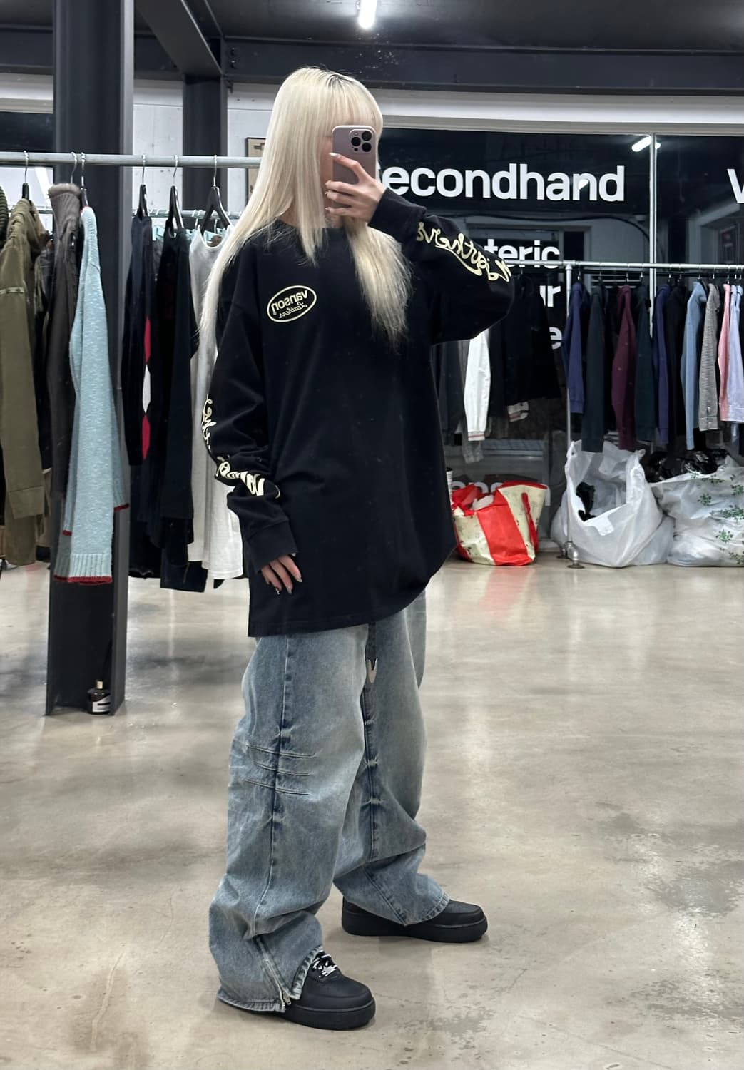 벤슨 본 패치 롱슬리브 긴팔 상품이미지2