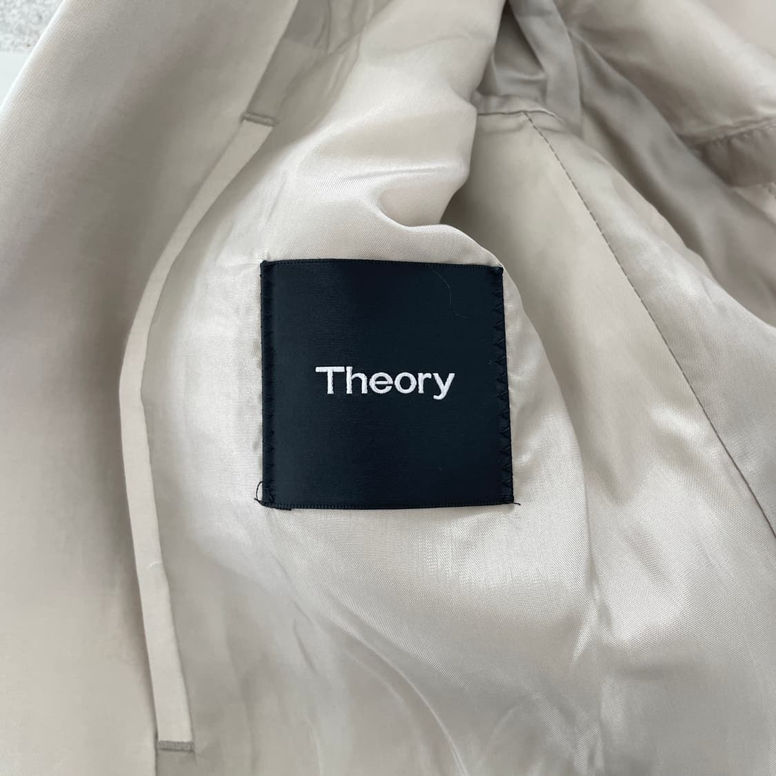 띠어리 베이지 싱글 캐쥬얼 블레이저 자켓 상품이미지7