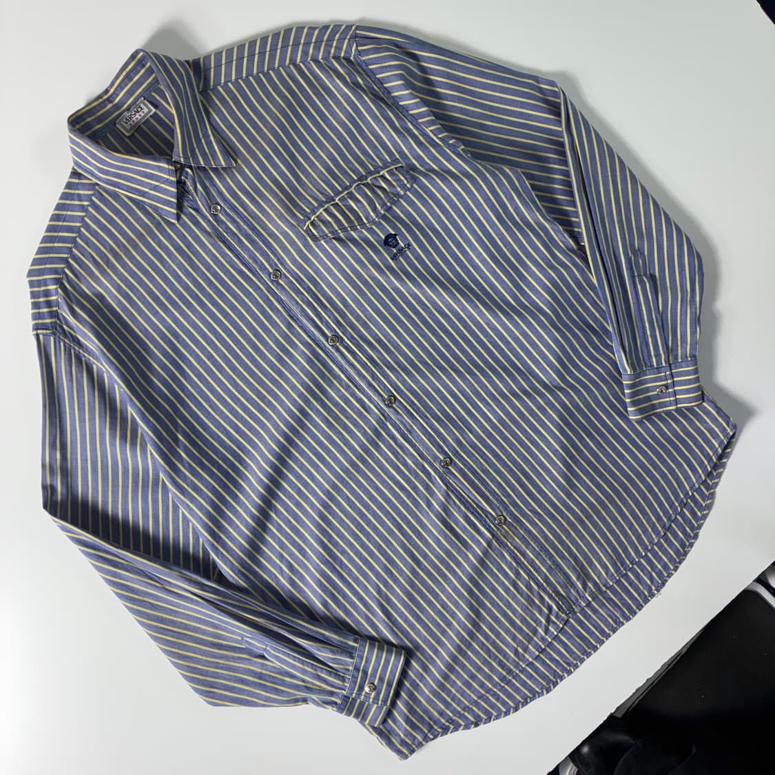 Versace  베르사체 메두사 자수 은장 스트라이프 셔츠  상품이미지2