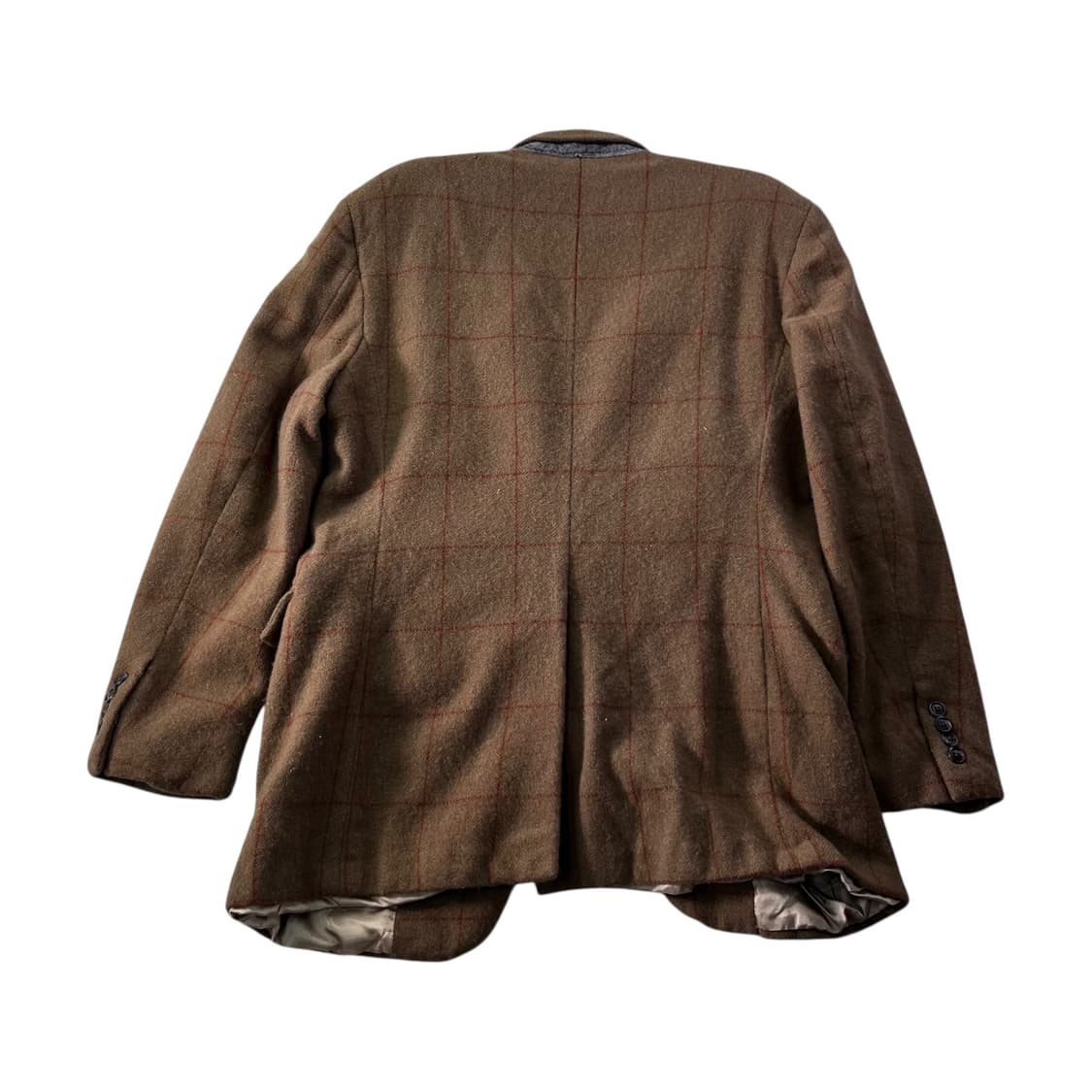 100 폴로랄프로렌 90s 울 체크 블레이저 자켓 상품이미지2