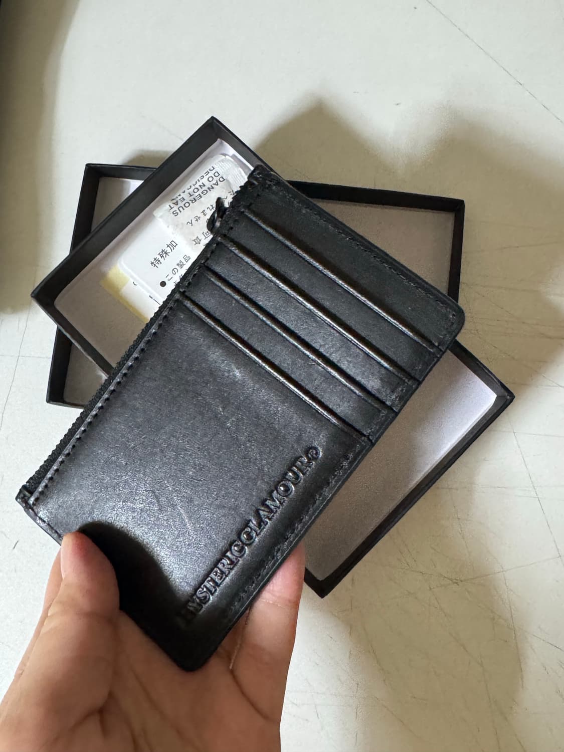 히스테릭글래머 스터드 카드지갑 블랙 상품이미지3