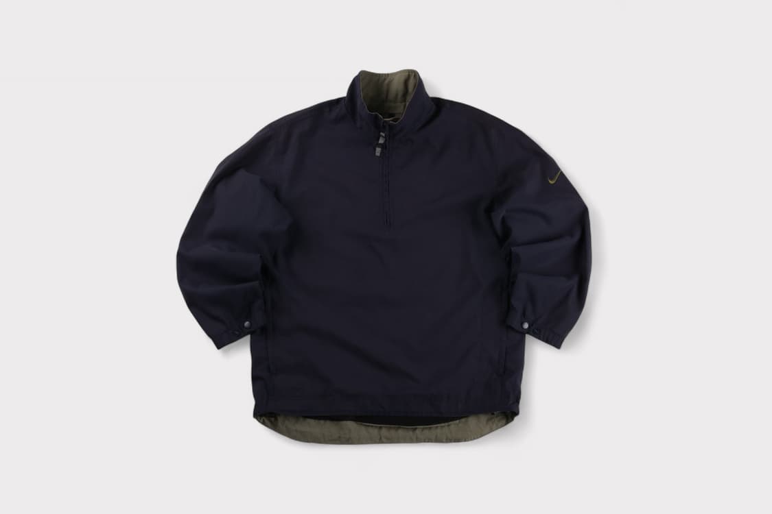 [S] 90's 나이키 스우시 올드스쿨 반집업 웜업 상품이미지1
