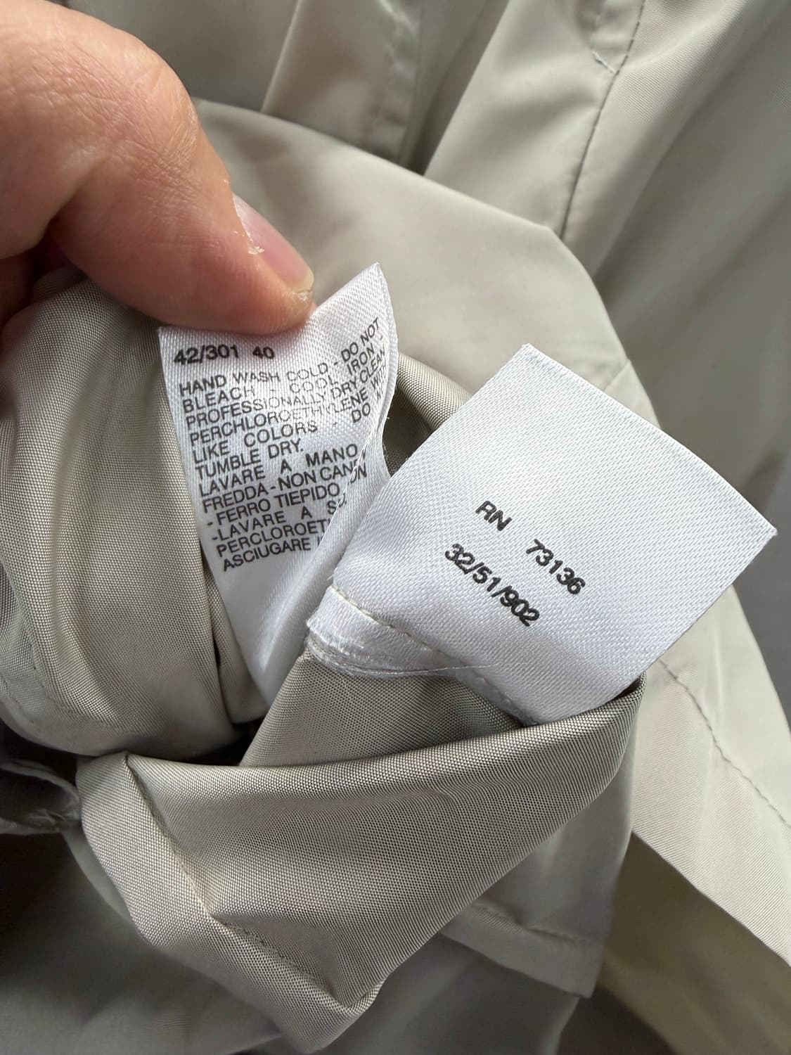 S Max Mara 베이지 경량 자켓 40 상품이미지7