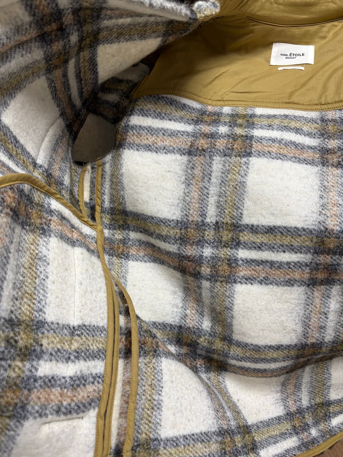 이자벨마랑 체크 아웃터 36 상품이미지6