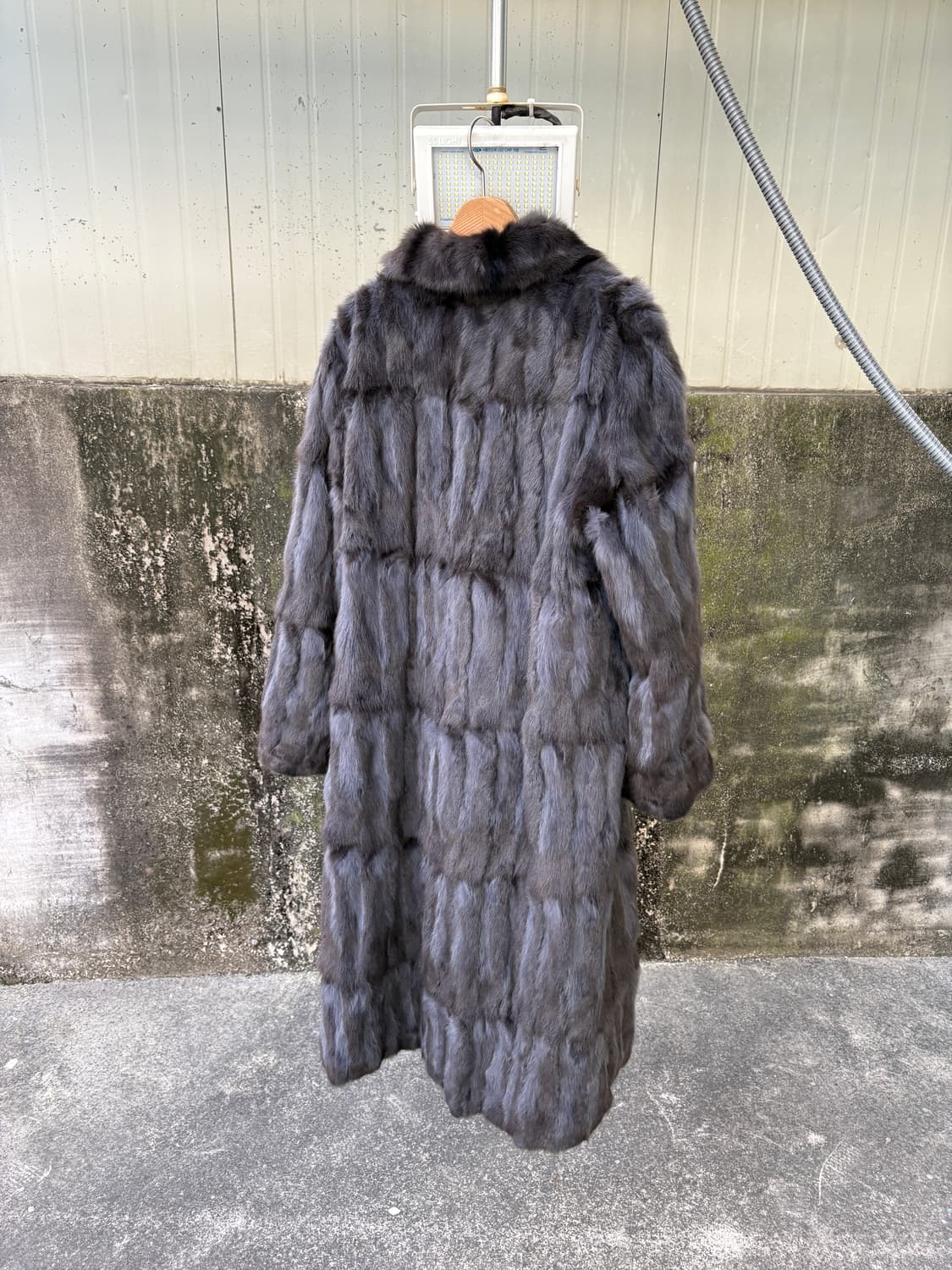 러시아산 리얼 실크&스쿼럴 퍼 코트 (양면) 상품이미지2