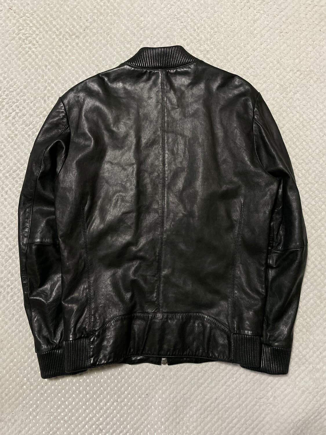 AND Z 웨스턴 무드 2WAY 램스킨 양가죽 바이커 레더 자켓 상품이미지2