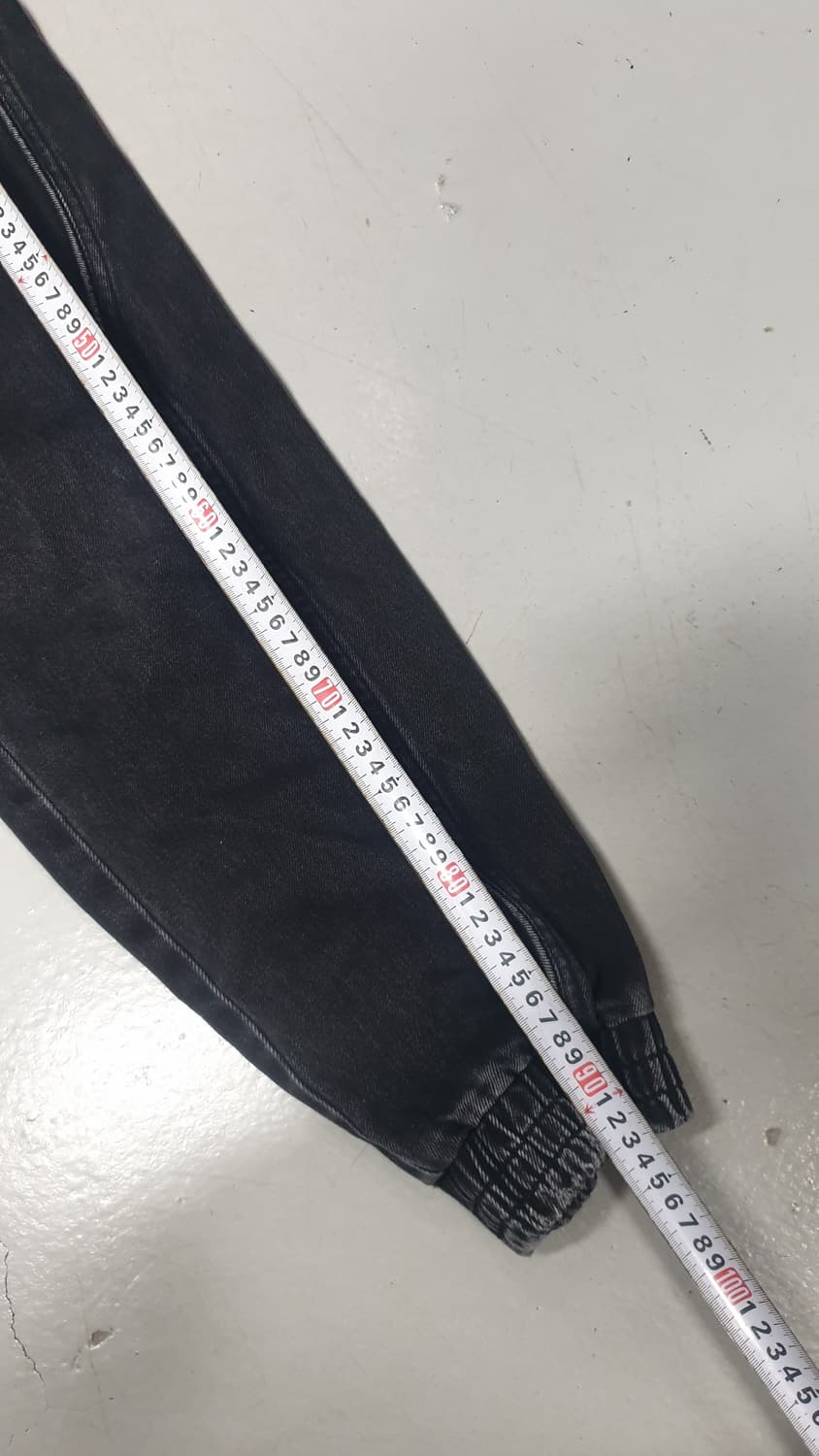 juun.j 블랙 데님 조거 팬츠 046 상품이미지5