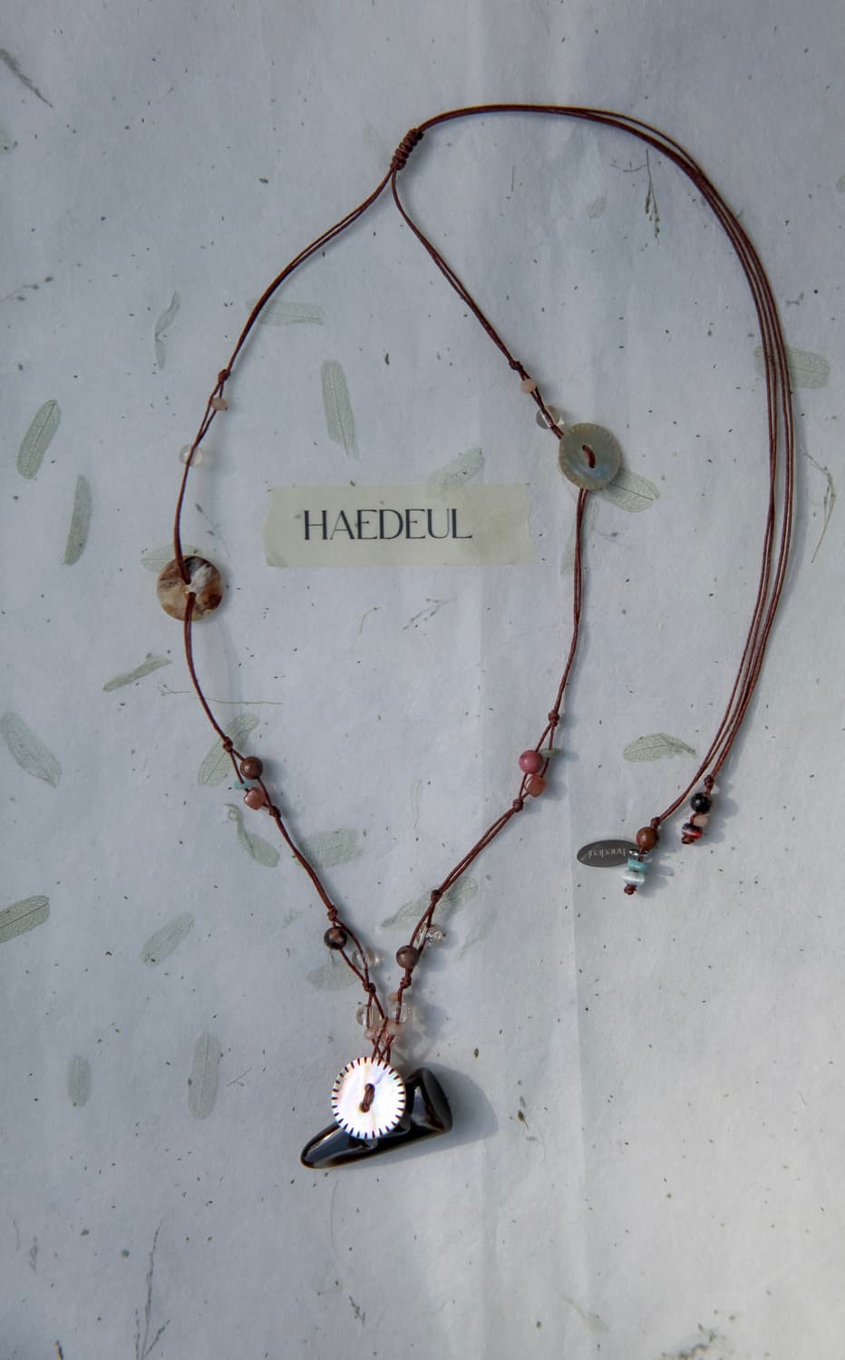 Serendipity Button Necklace 상품이미지2