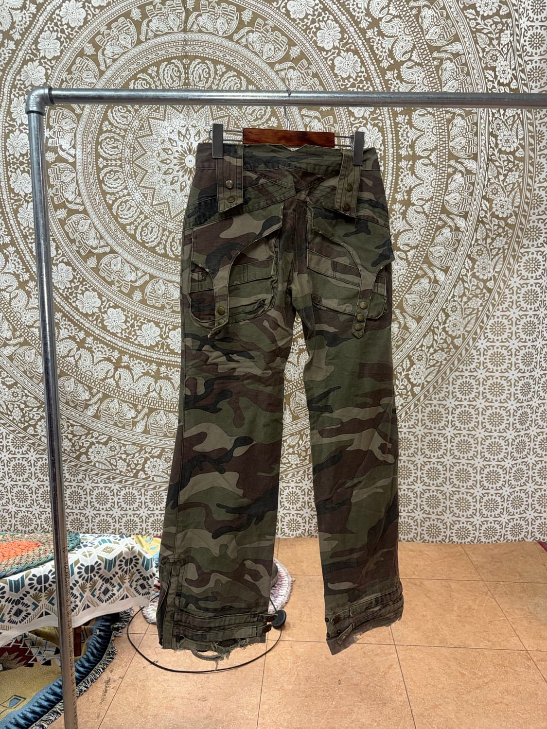 빈티지 카모 카고팬츠  상품이미지5