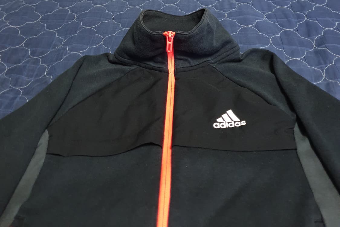 아디다스 스포츠 짚업 져지 블랙 (S) 상품이미지2