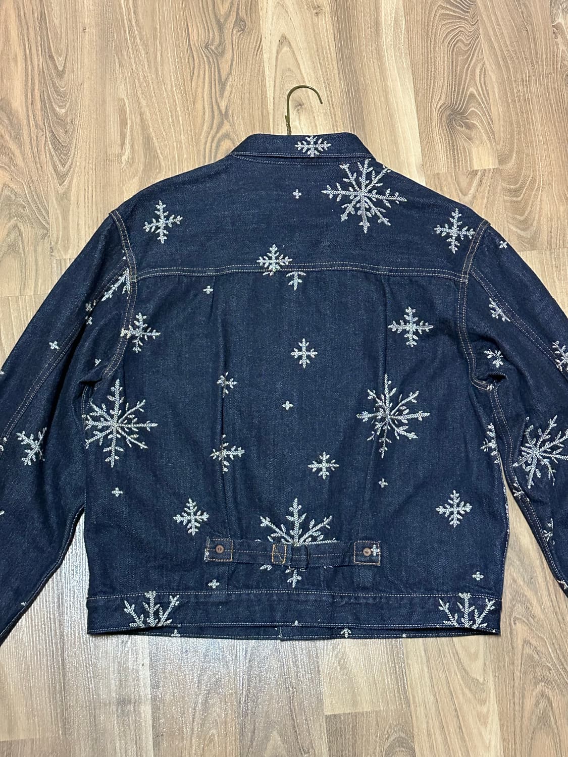 Kapital 14oz 눈꽃 자수 청자켓 Size 2 상품이미지2