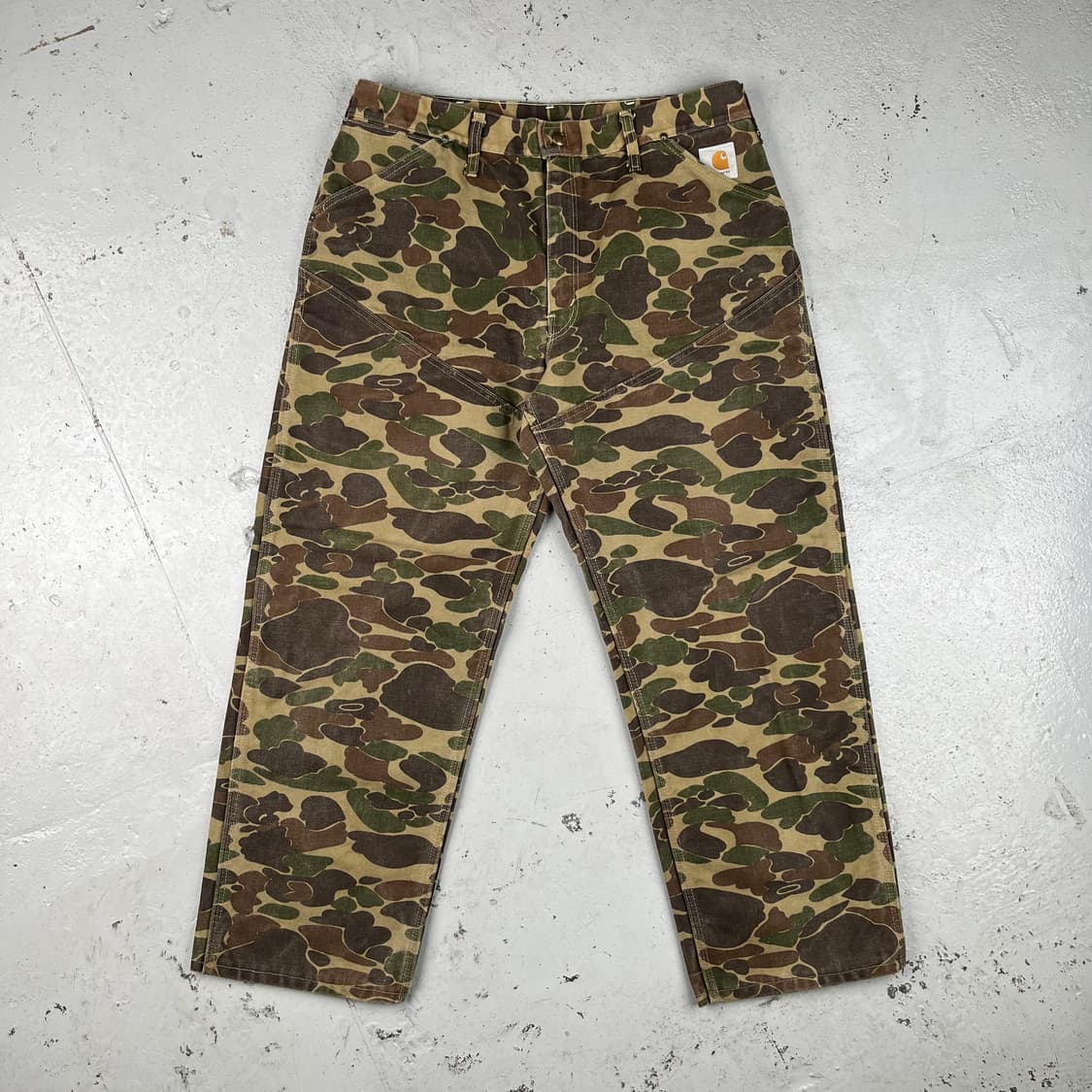올드 칼하트 덕 카모 팬츠 WU103 상품이미지1