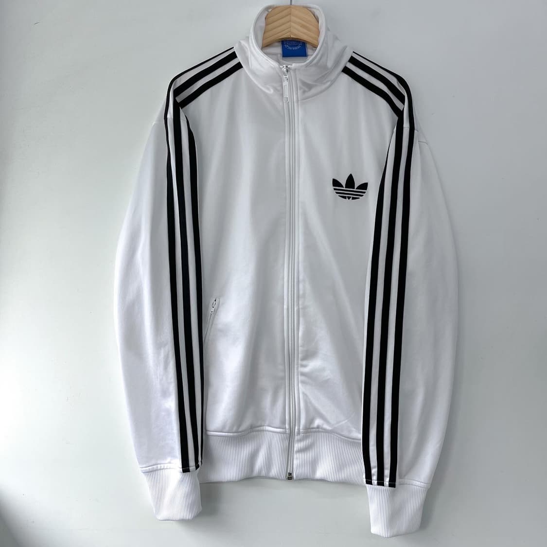 아디다스 파이어버드 3스트립 화이트 트랙 자켓 상품이미지3