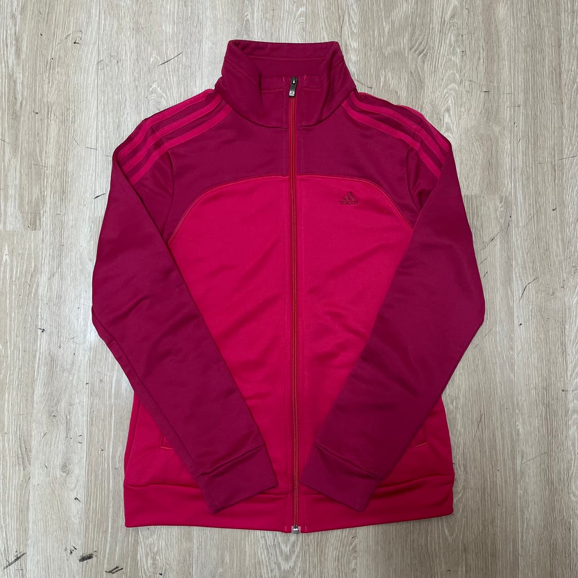 아디다스 삼선 사이드라인 핫핑크 트랙탑 져지 S(90) 상품이미지3