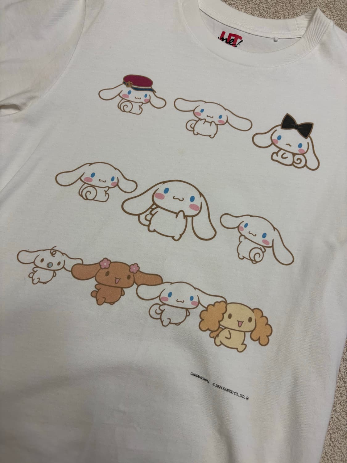 UT 일본 유니클로 시나모롤 반팔 티셔츠 상품이미지3