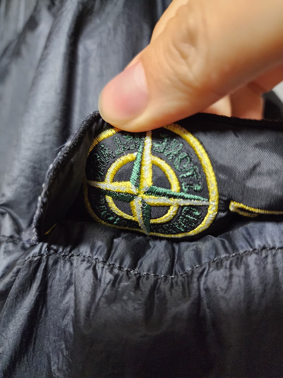 스톤아일랜드 올드 일본판 가먼트다이드 패딩 상품이미지4