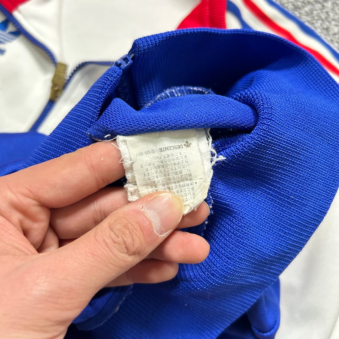 아디다스(ADIDAS)X데상트 배색 올드스쿨 져지 상품이미지5