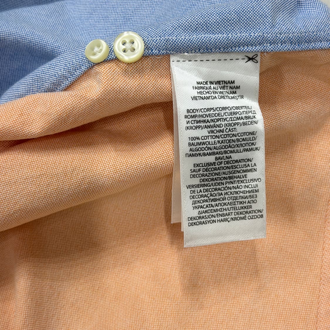 폴로 랄프로렌 QR 옥스퍼드 멀티컬러 포켓 반팔셔츠 남방 L 상품이미지6