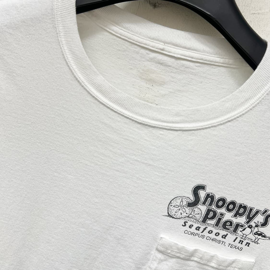 USA 빈티지 스누피스 피어 반팔티 L 상품이미지4
