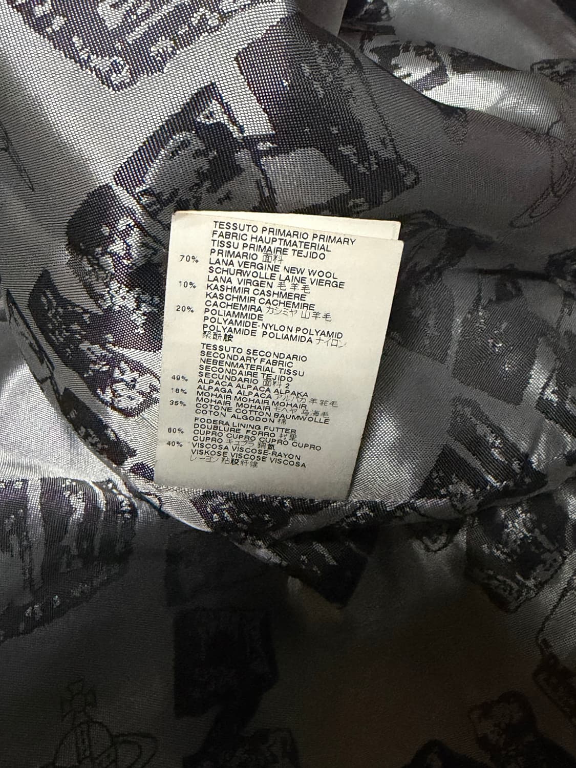 비비안웨스트우드 맨 알파카 자켓 상품이미지5