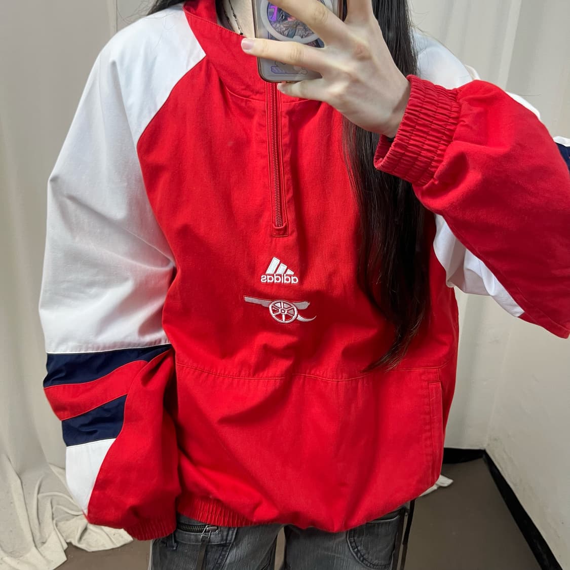 Adidas Arsenal icon anorak 상품이미지3