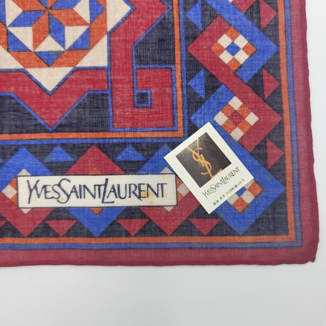 [미사용품] ysl 입생로랑 손수건 스카프 상품이미지6