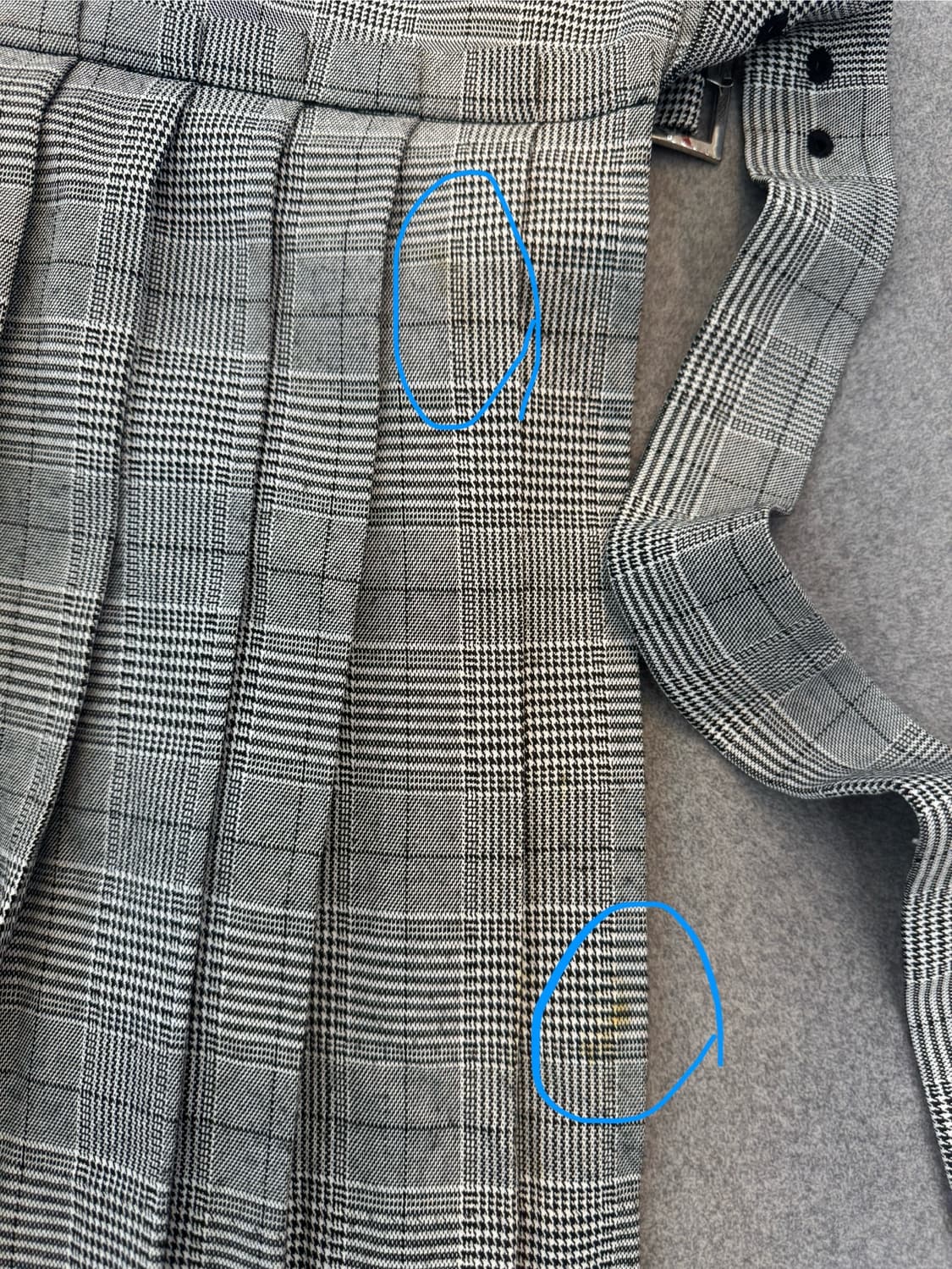 페인오어플레져 체크 셋업 상품이미지3