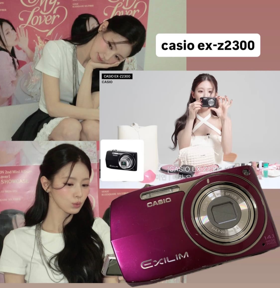 (희귀/S급✨/풀셋) 카시오 Z2300 퍼플 | 뽀용 살구색감📸 상품이미지1