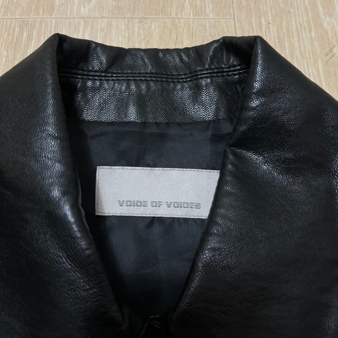 보이스 오브 보이스 여성 싱글 가죽자켓 55  상품이미지4