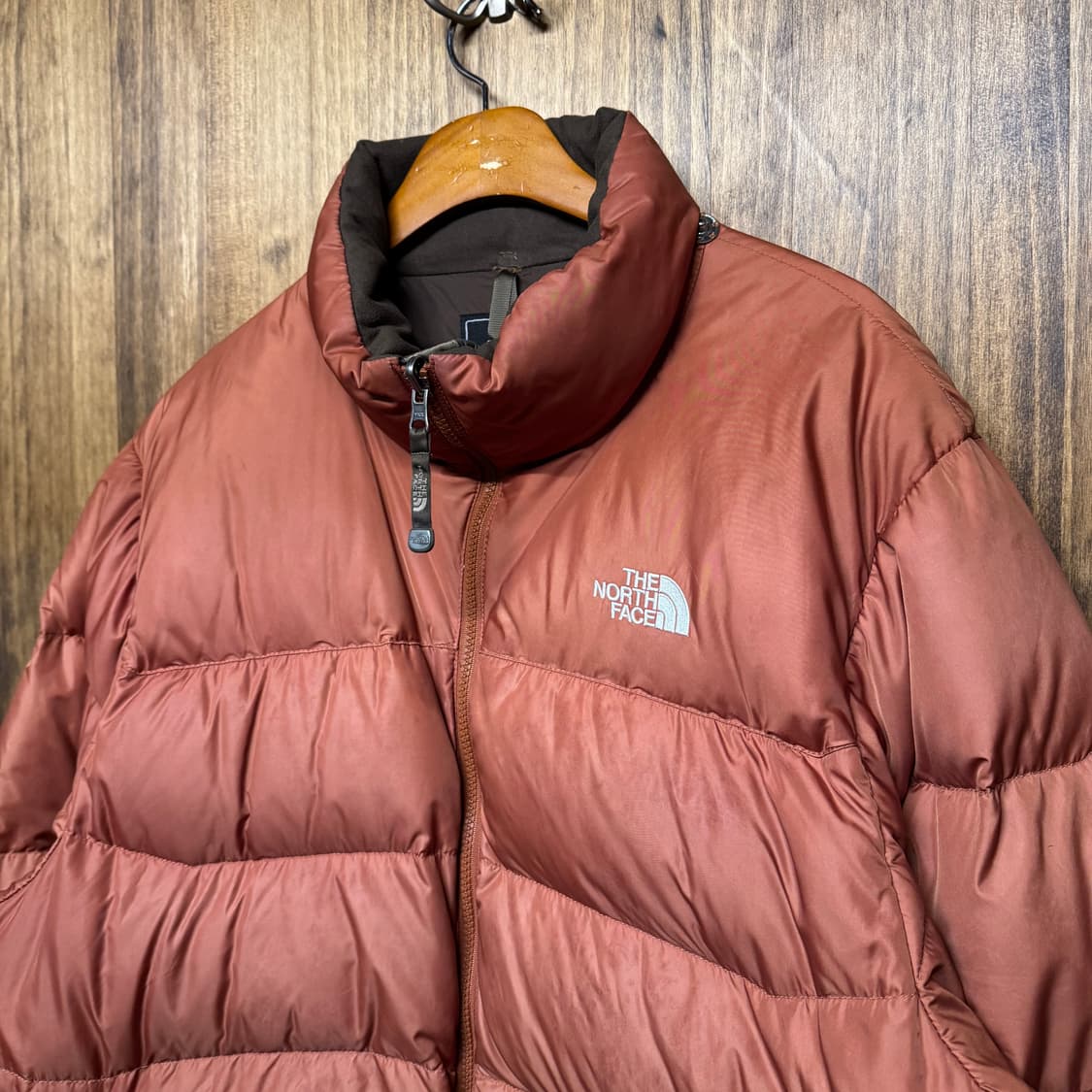 THE NORTH FACE orange padded jacket 상품이미지4