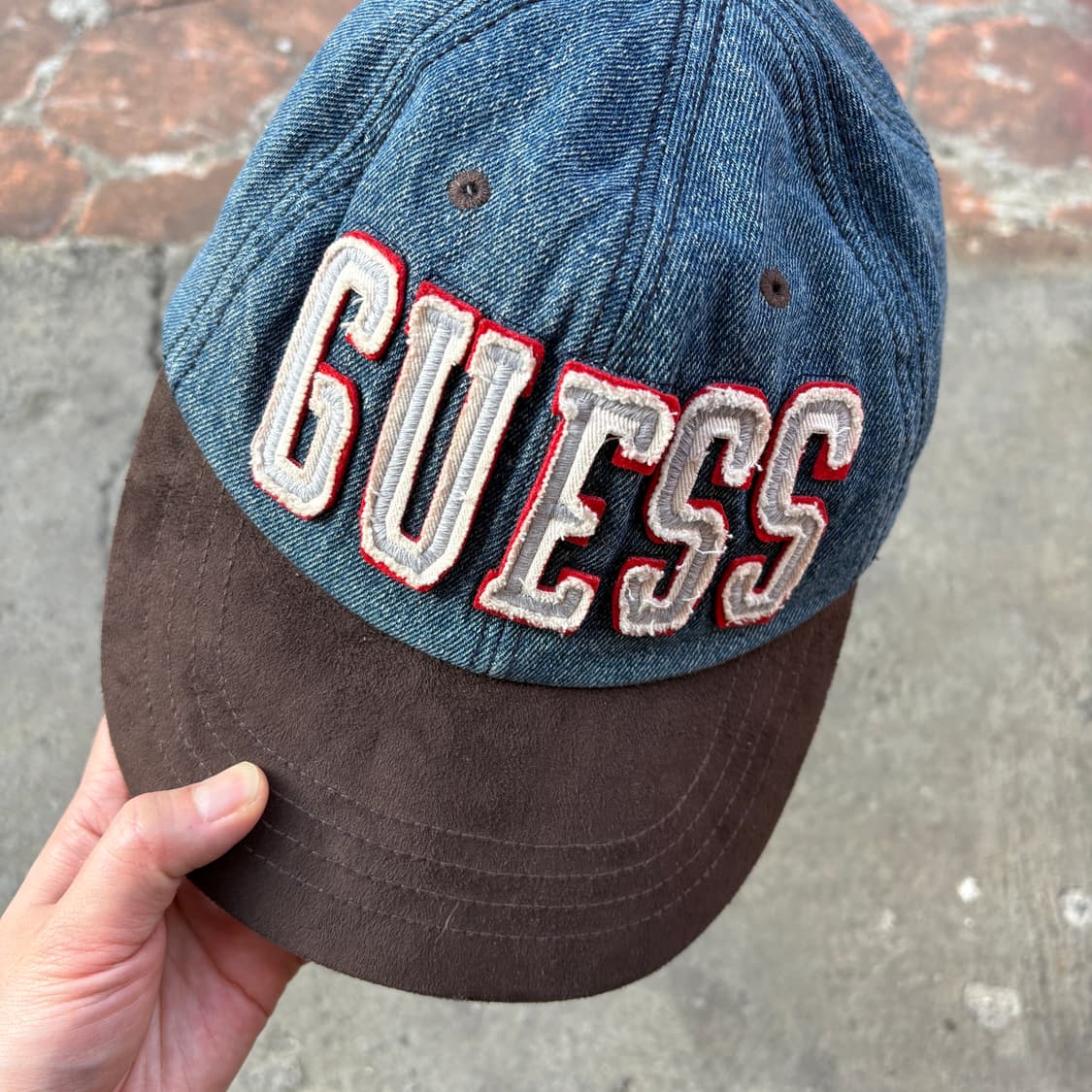 Guess 게스 데님 볼캡 모자 상품이미지2