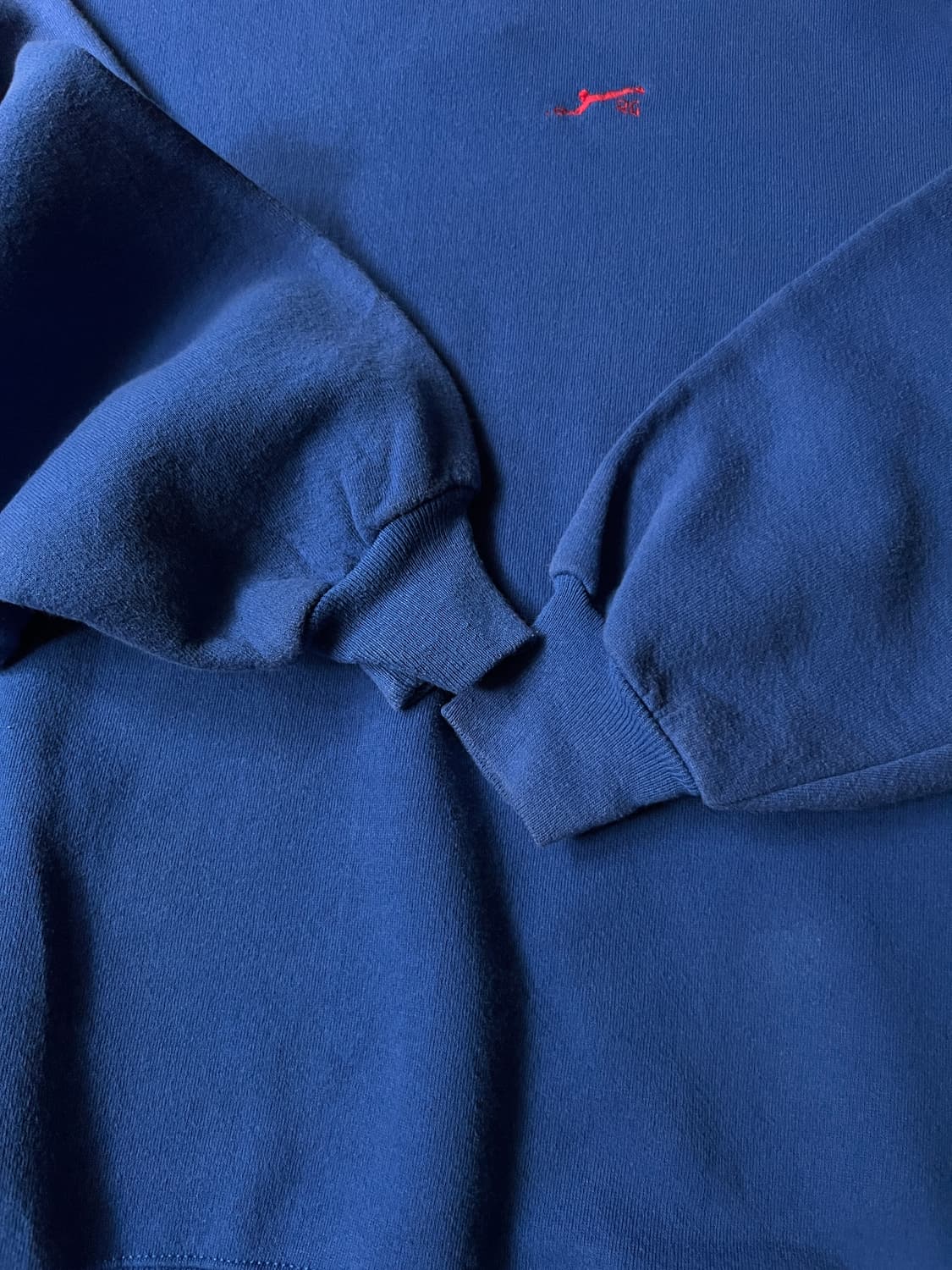 [L]00's Russell USA 러셀 블루 플레인 스웻셔츠 상품이미지5