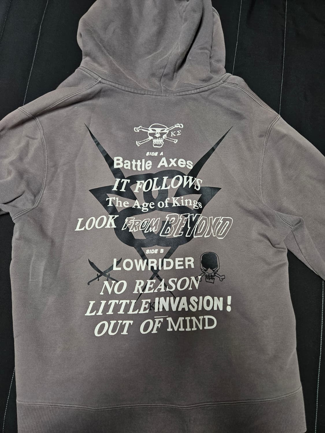 스투시 스컬 후드집업 해골 펑크 집업 후디 빈티지 상품이미지3