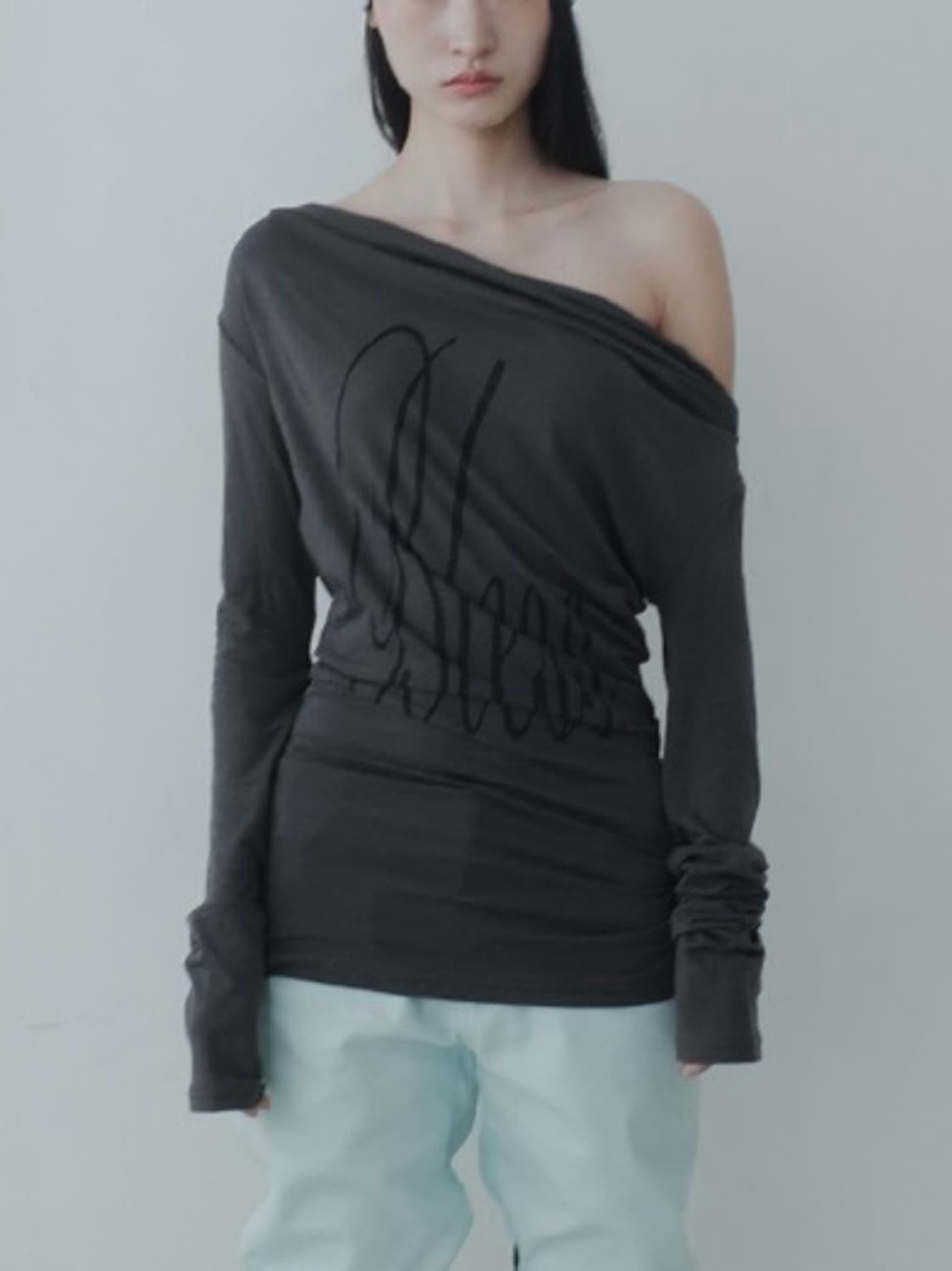 Dydoshop 다이도샵 디와이디오샵 블레스 드레이프드 탑 상품이미지1