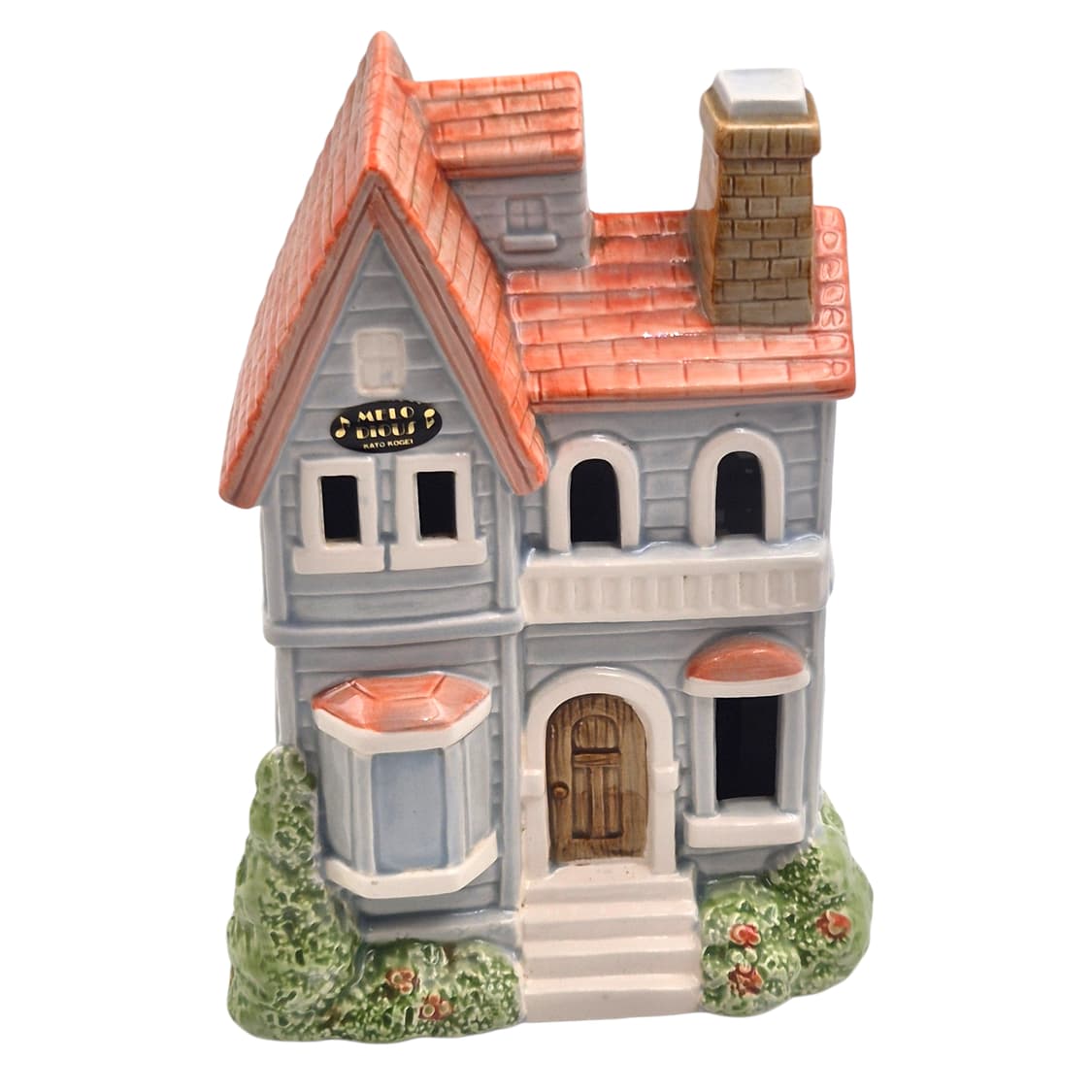 70s 가토 핸드메이드 포셀린 하우스 오르골 램프 상품이미지2