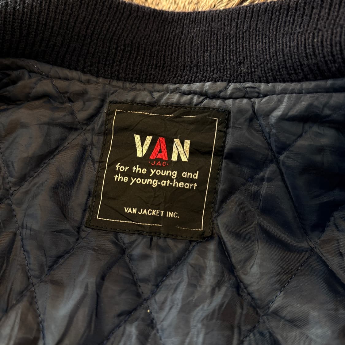 80'S 마이클 잭슨 BAD 반 작 VAN JAC 오리지널 바시티 자켓 상품이미지9