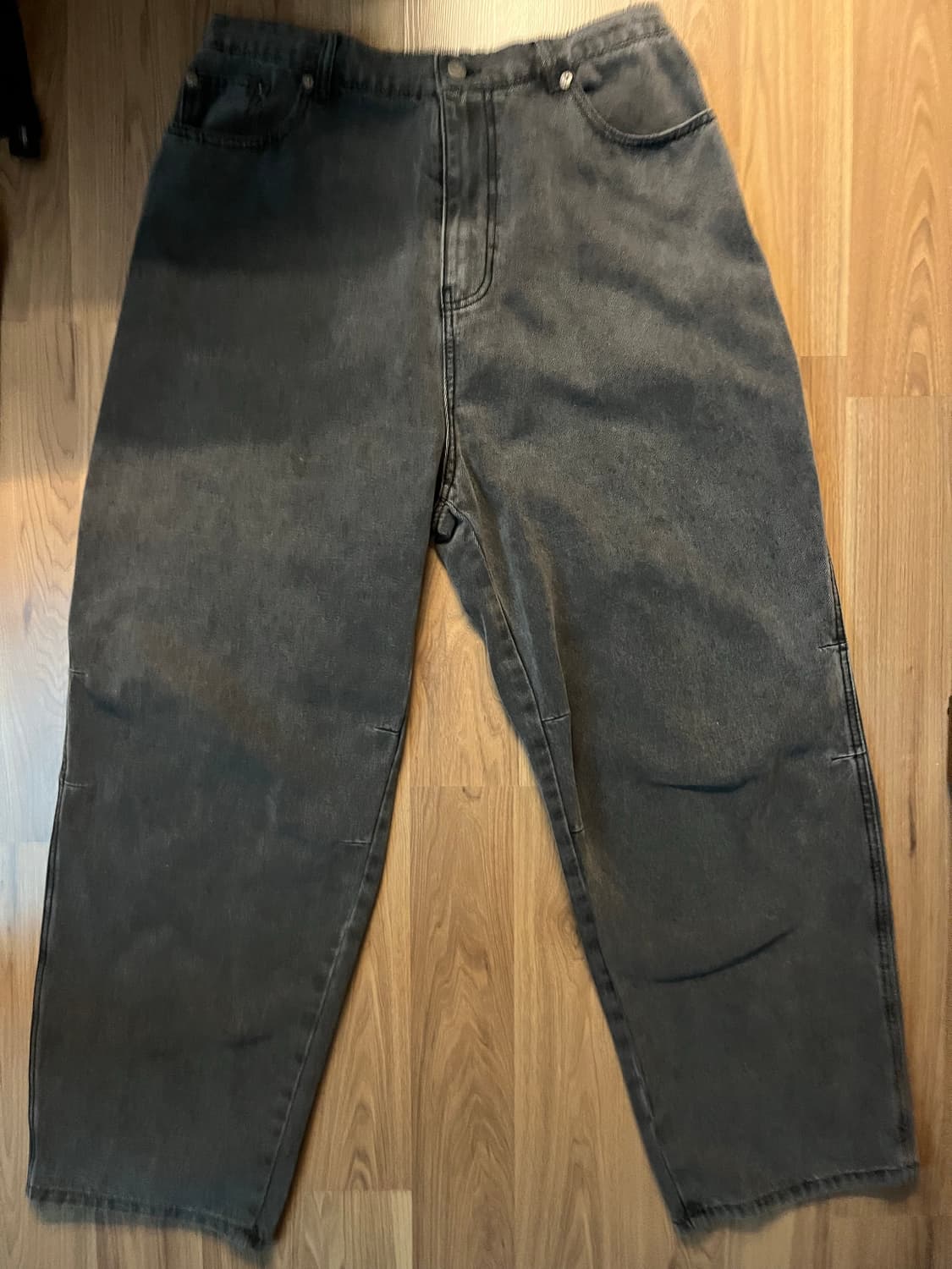 낫포너드 흑청 카펜터 데님 L 상품이미지2