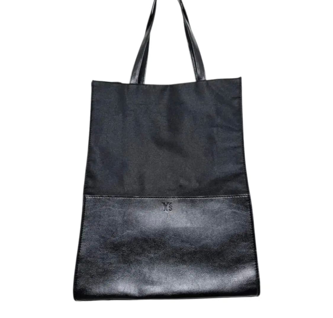 요지 야마모토 가죽 캔버스 토트백 상품이미지3