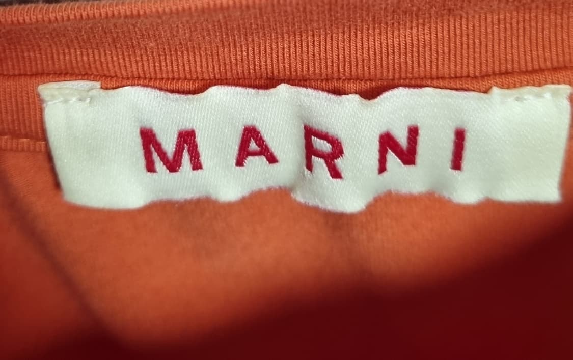 M (66) MARNI 마르니 오렌지 반팔티 상품이미지3
