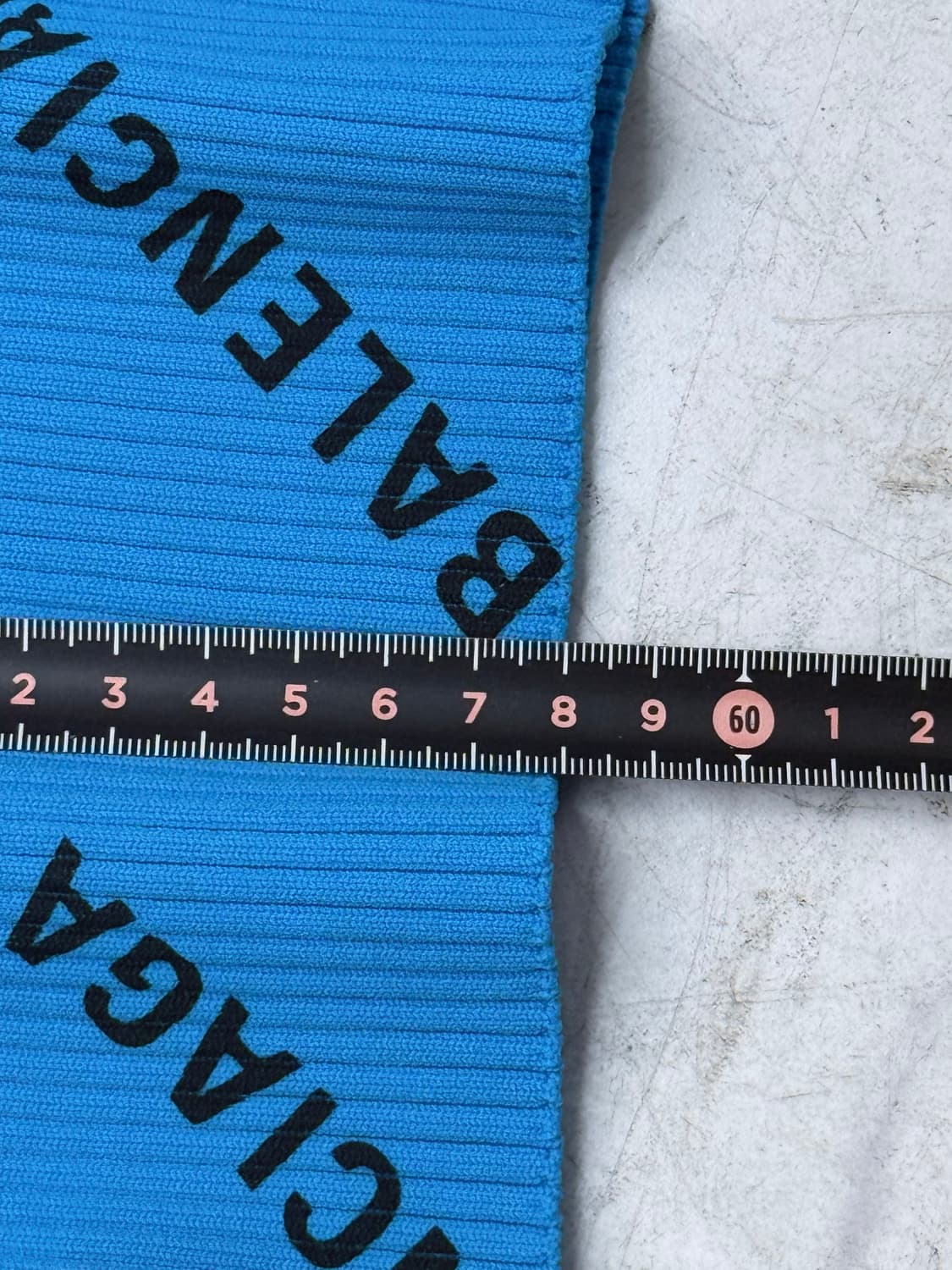 발렌시아가 로고 리브드 니트 톱 상품이미지9