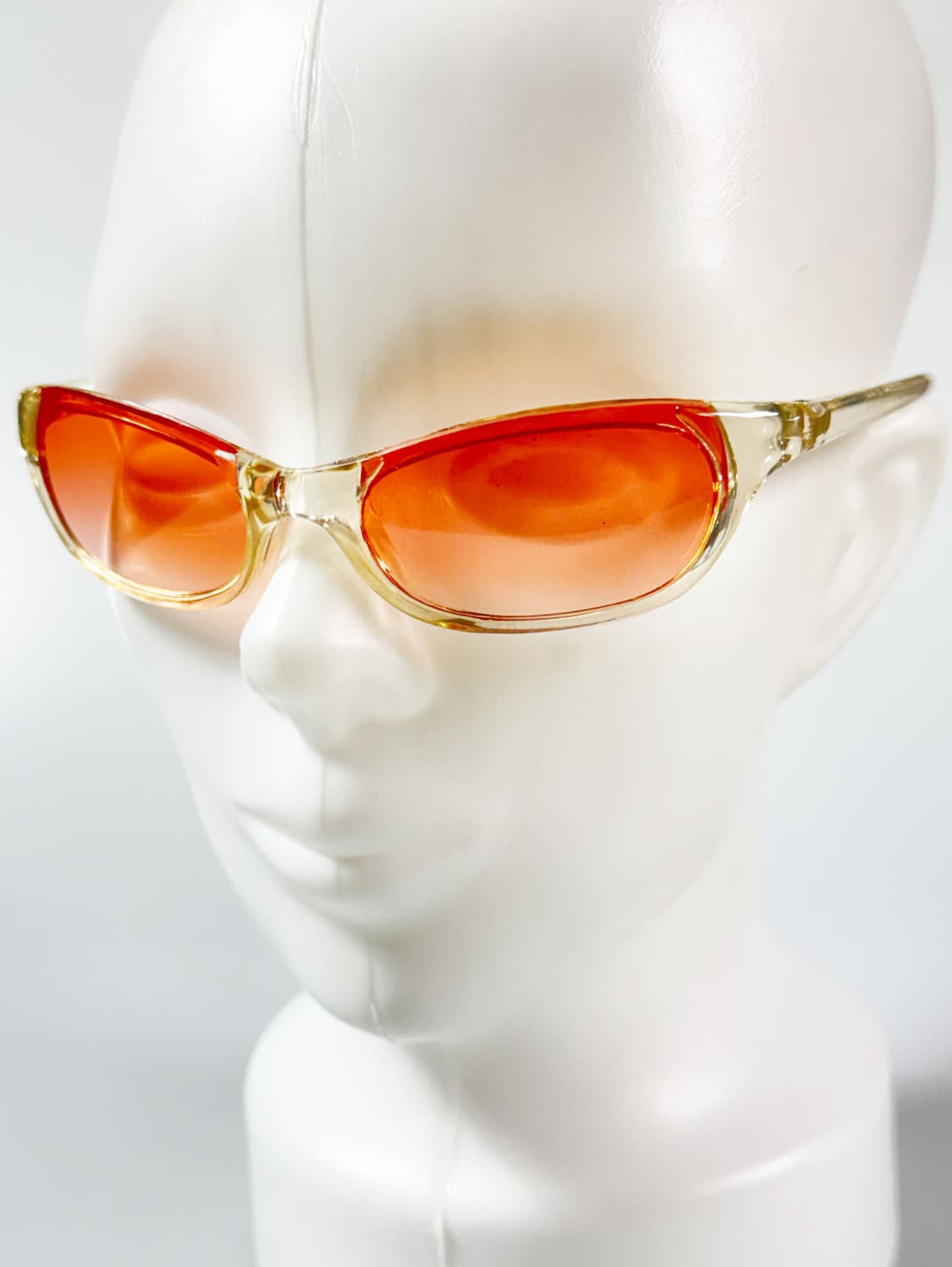 90s OXYGEN 투명 볼드 스퀘어 프레임 틴트 빈티지 선글라스 상품이미지8