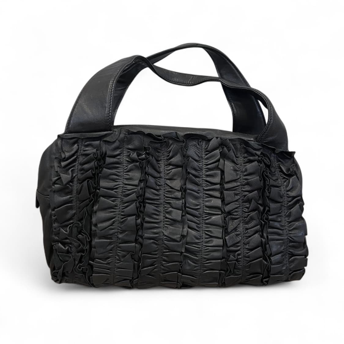 요시노야 긴자 프릴 패턴 토트백 꼼데 요지 스타일 재패니즈 9 상품이미지1