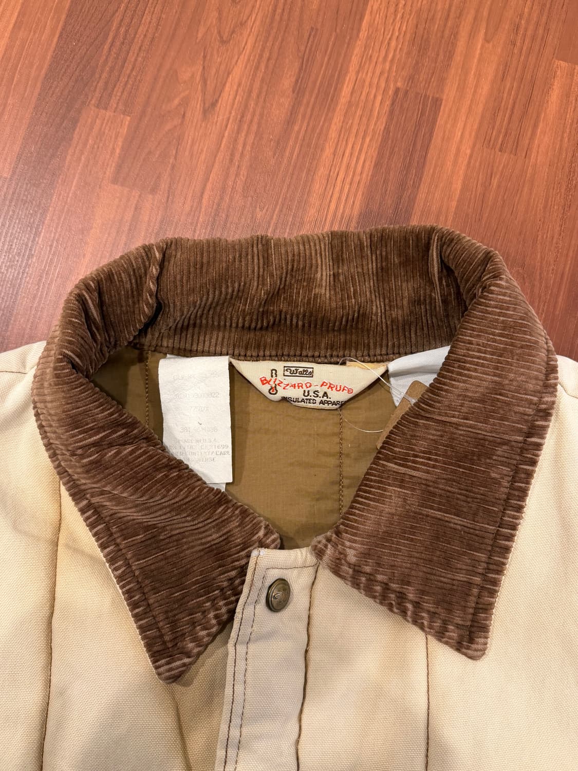 80-90s Walls 월즈 덕 캔버스 퀼팅 워크 자켓 (USA) 상품이미지10