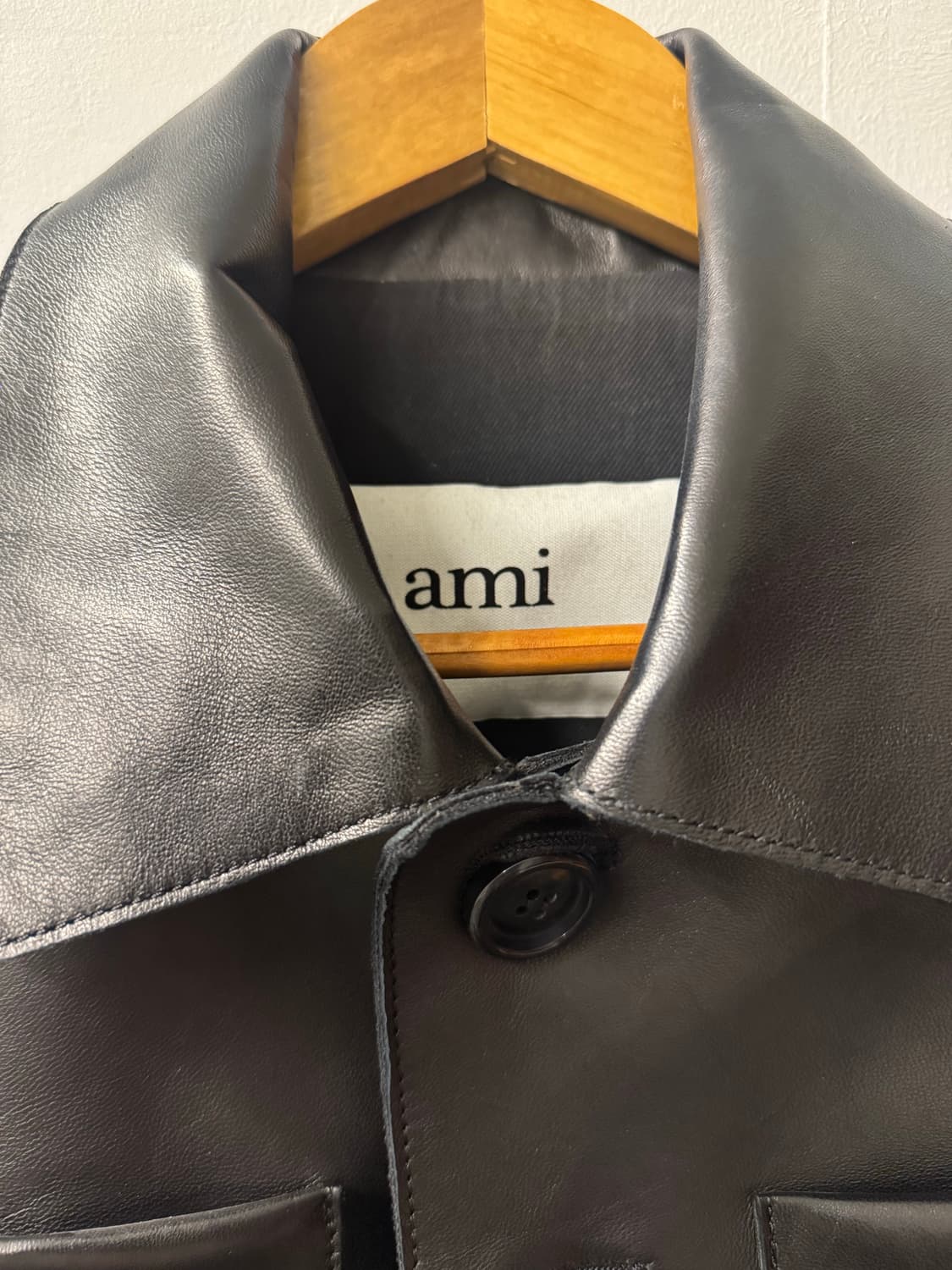AMI Paris 버튼 양가죽 재킷 S 상품이미지4