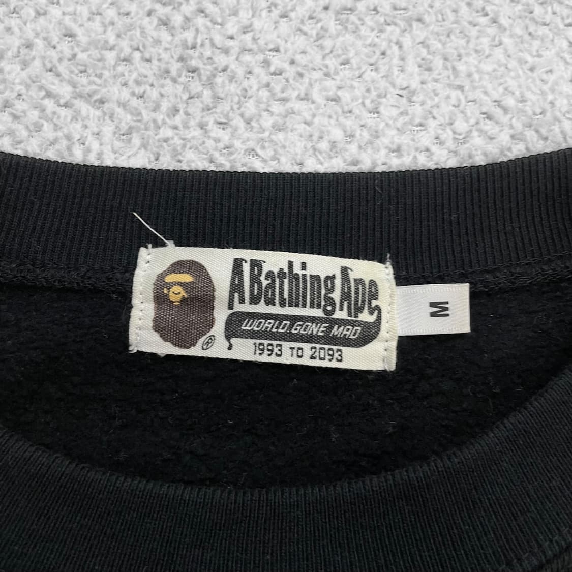 베이프 Bape 아수라 황계 블랙 카모 크루넥 맨투맨 상품이미지4