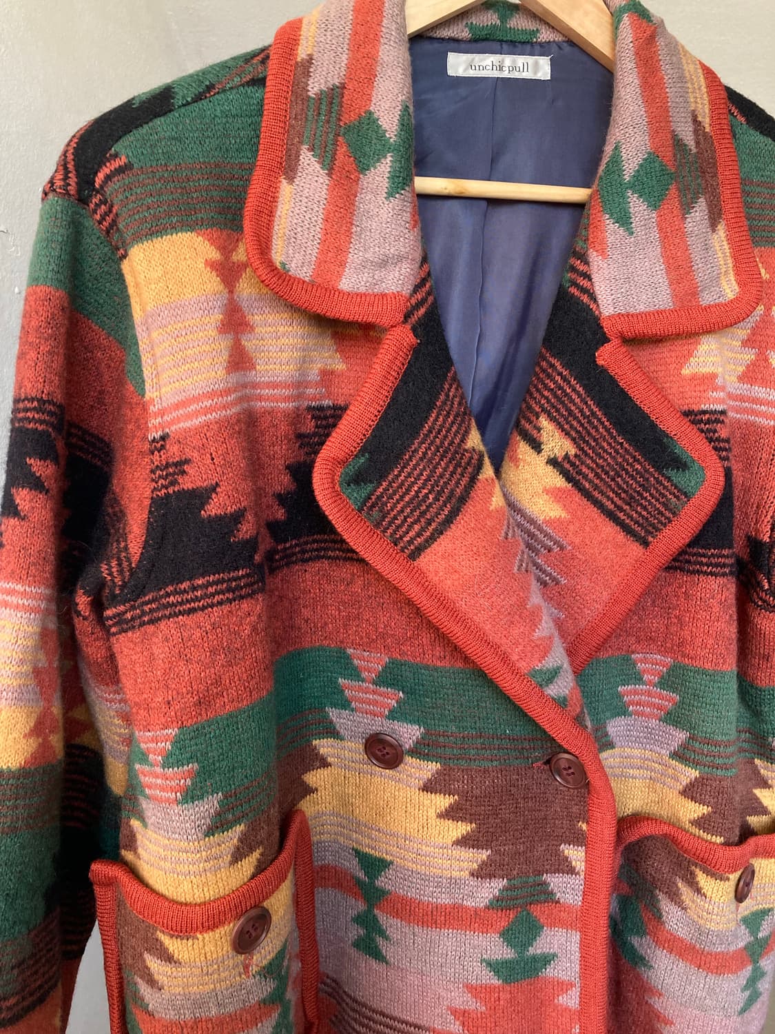 빈티지 나바호 울자켓 상품이미지2
